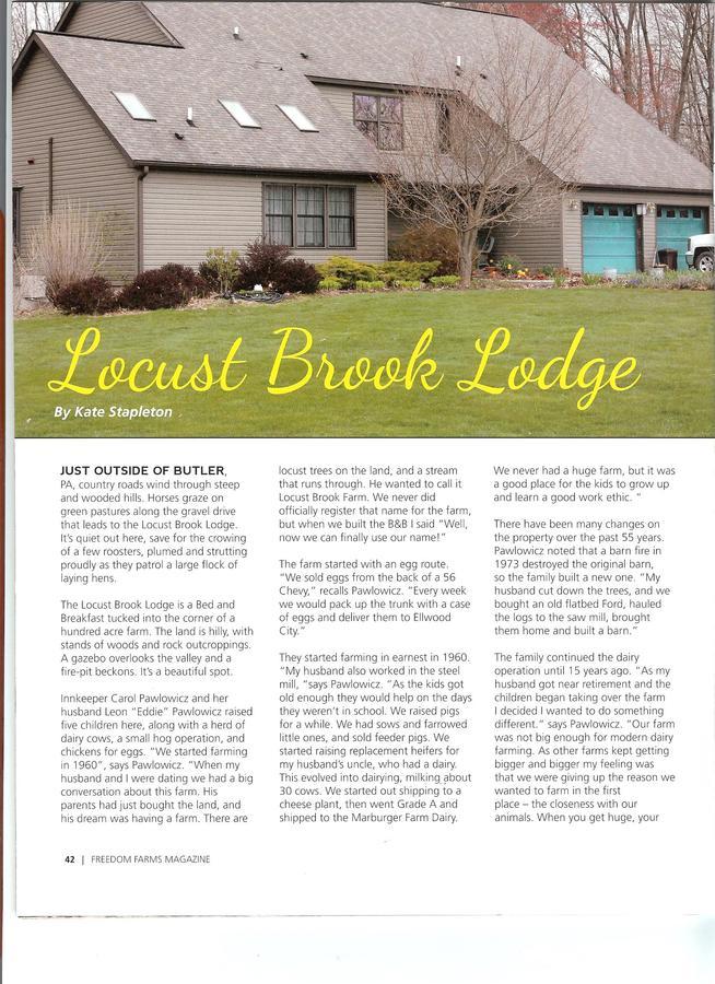 Locust Brook Lodge Butler Exterior photo